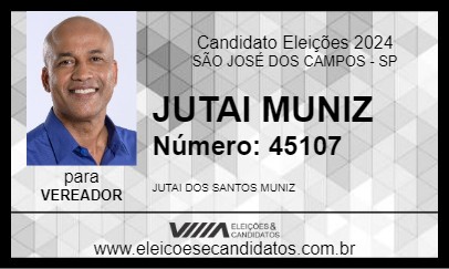 Candidato JUTAI MUNIZ 2024 - SÃO JOSÉ DOS CAMPOS - Eleições