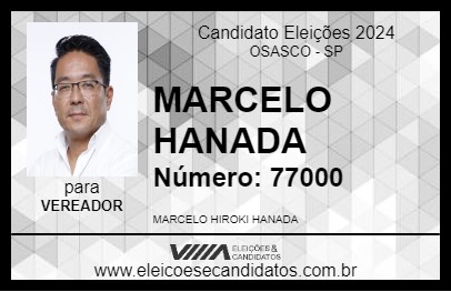 Candidato MARCELO HANADA 2024 - OSASCO - Eleições