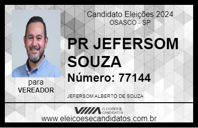 Candidato PR JEFERSOM SOUZA 2024 - OSASCO - Eleições