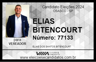 Candidato ELIAS BITENCOURT 2024 - OSASCO - Eleições