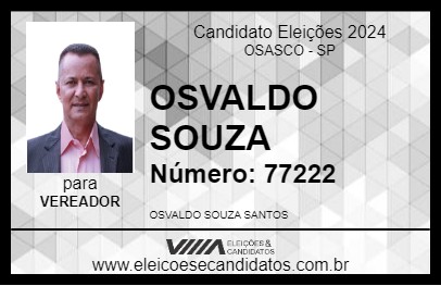 Candidato OSVALDO SOUZA 2024 - OSASCO - Eleições