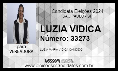 Candidato LUZIA VIDICA 2024 - SÃO PAULO - Eleições