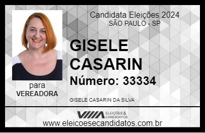 Candidato GISELE CASARIN 2024 - SÃO PAULO - Eleições