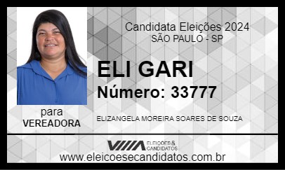 Candidato ELI GARI 2024 - SÃO PAULO - Eleições