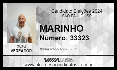 Candidato MARINHO 2024 - SÃO PAULO - Eleições