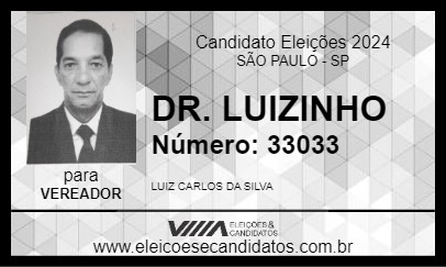 Candidato DR. LUIZINHO 2024 - SÃO PAULO - Eleições