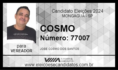 Candidato COSMO 2024 - MONGAGUÁ - Eleições