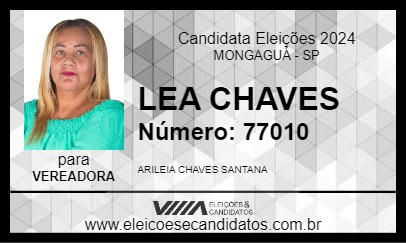 Candidato LEA CHAVES 2024 - MONGAGUÁ - Eleições