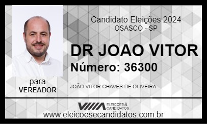 Candidato DR JOAO VITOR 2024 - OSASCO - Eleições