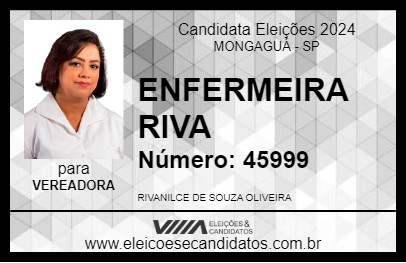 Candidato ENFERMEIRA RIVA 2024 - MONGAGUÁ - Eleições