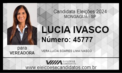 Candidato LUCIA IVASCO 2024 - MONGAGUÁ - Eleições