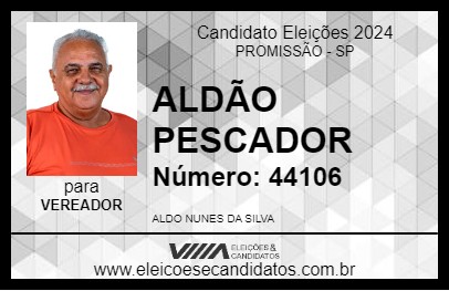 Candidato ALDÃO PESCADOR 2024 - PROMISSÃO - Eleições