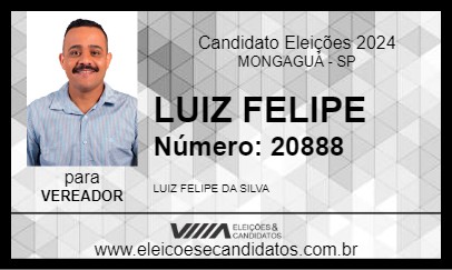 Candidato LUIZ FELIPE 2024 - MONGAGUÁ - Eleições