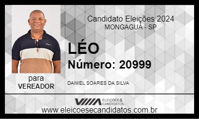 Candidato LÉO 2024 - MONGAGUÁ - Eleições