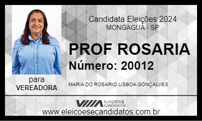 Candidato PROF ROSARIA 2024 - MONGAGUÁ - Eleições