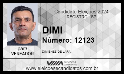 Candidato DIMI 2024 - REGISTRO - Eleições