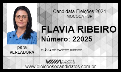 Candidato FLAVIA RIBEIRO 2024 - MOCOCA - Eleições