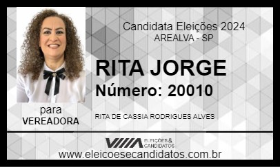 Candidato RITA JORGE 2024 - AREALVA - Eleições