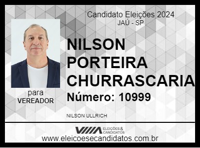 Candidato NILSON PORTEIRA CHURRASCARIA 2024 - JAÚ - Eleições