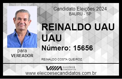 Candidato REINALDO UAU UAU 2024 - BAURU - Eleições