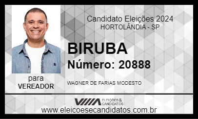 Candidato BIRUBA 2024 - HORTOLÂNDIA - Eleições