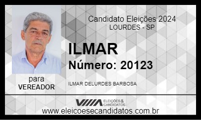 Candidato ILMAR 2024 - LOURDES - Eleições