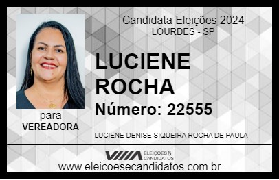 Candidato LUCIENE ROCHA 2024 - LOURDES - Eleições