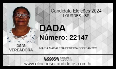 Candidato DADA 2024 - LOURDES - Eleições