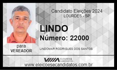 Candidato LINDO 2024 - LOURDES - Eleições