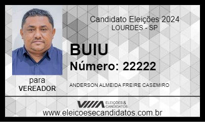 Candidato BUIU 2024 - LOURDES - Eleições