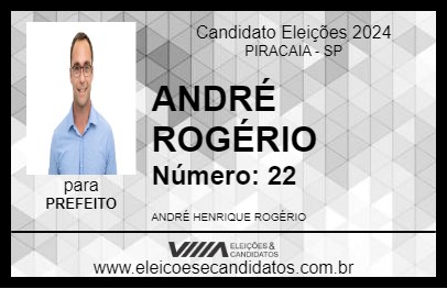 Candidato ANDRÉ ROGÉRIO 2024 - PIRACAIA - Eleições