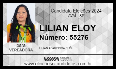 Candidato LILIAN ELOY 2024 - AVAÍ - Eleições