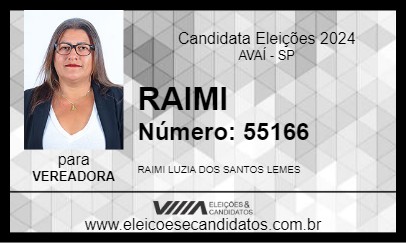 Candidato RAIMI 2024 - AVAÍ - Eleições