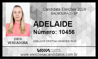 Candidato ADELAIDE 2024 - SALMOURÃO - Eleições