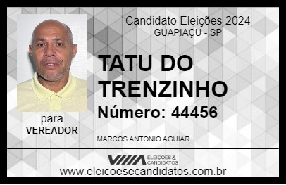 Candidato TATU DO TRENZINHO 2024 - GUAPIAÇU - Eleições