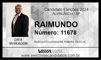 Candidato RAIMUNDO 2024 - ALVINLÂNDIA - Eleições