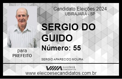 Candidato SERGIO DO GUIDO 2024 - UBIRAJARA - Eleições