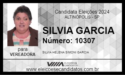 Candidato SILVIA GARCIA 2024 - ALTINÓPOLIS - Eleições