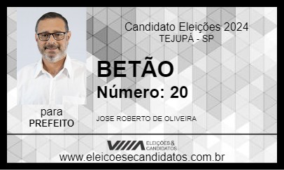 Candidato BETÃO 2024 - TEJUPÁ - Eleições