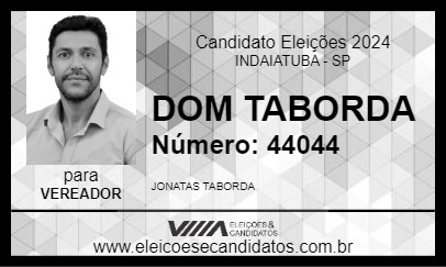 Candidato DOM TABORDA 2024 - INDAIATUBA - Eleições