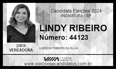 Candidato LINDY RIBEIRO 2024 - INDAIATUBA - Eleições