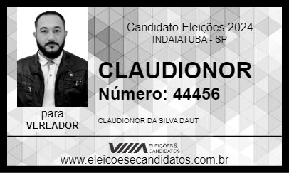 Candidato CLAUDIONOR 2024 - INDAIATUBA - Eleições