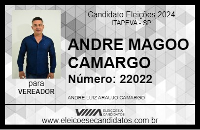 Candidato ANDRE CAMARGO 2024 - ITAPEVA - Eleições