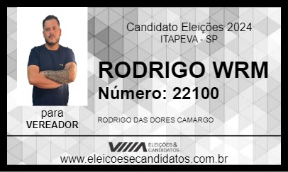 Candidato RODRIGO WR 2024 - ITAPEVA - Eleições