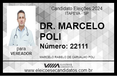 Candidato DR. MARCELO POLI 2024 - ITAPEVA - Eleições