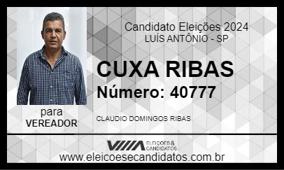 Candidato CUXA RIBAS 2024 - LUÍS ANTÔNIO - Eleições