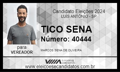 Candidato TICO SENA 2024 - LUÍS ANTÔNIO - Eleições