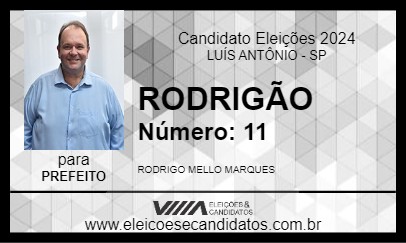 Candidato RODRIGÃO 2024 - LUÍS ANTÔNIO - Eleições