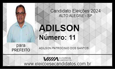 Candidato ADILSON 2024 - ALTO ALEGRE - Eleições