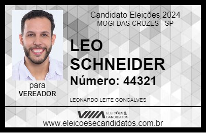 Candidato LEO SCHNEIDER 2024 - MOGI DAS CRUZES - Eleições